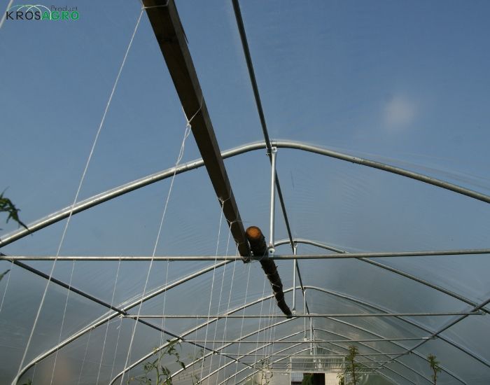 polytunnel construction made of steel