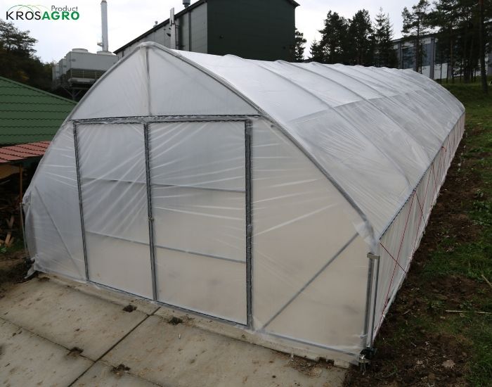 A commercial greenhouse - polytunnel