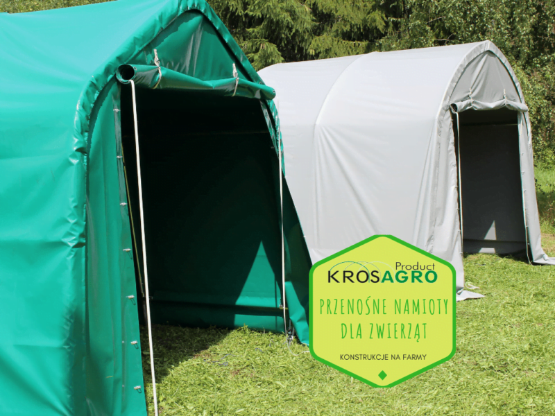 Mobilne namioty dla zwierząt