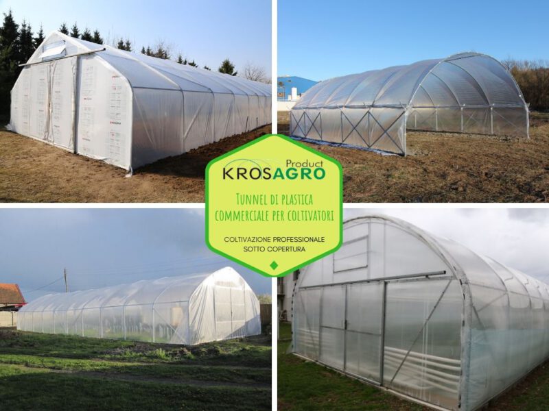 Tunnel di plastica commerciale per coltivatori ➤ produttore Krosagro