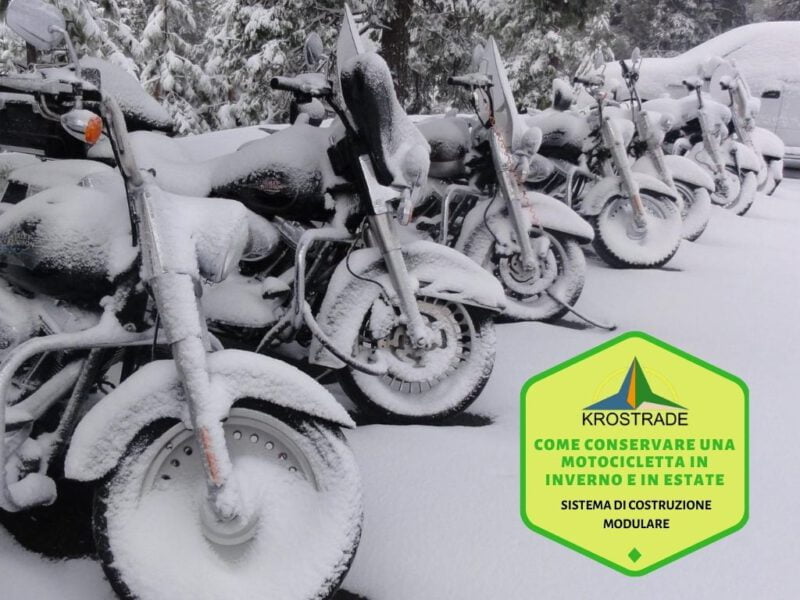 Come conservare una motocicletta in inverno e in estate - produttore di serre - Krosagro